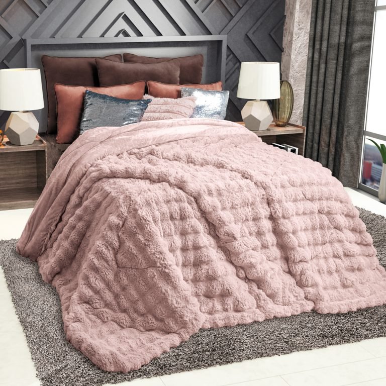 Edre - Cobertor Bubble Rosé Regina® Boutique. - Regina México